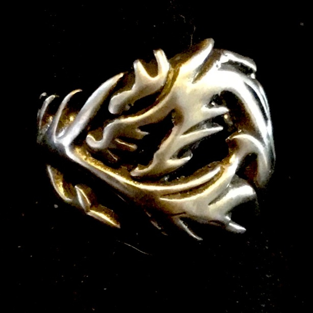 Dragon ring Sterling Silver